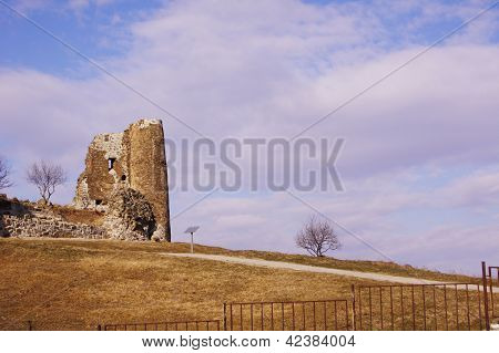 Exterior Of Ruins Of Jvari, Which Is A Georgian Orthodox Monastery Of The 6Th Century Near Mtskheta