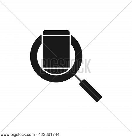 Mobile Phone with Search icon. Mobile Phone Search icon. Mobile Phone icon. Phone icon. Mobile Phone vector. Phone vector. Mobile Phone with Search icon vector. Mobile Phone with Search icon vector design for web icon, logo, sign, symbol, app