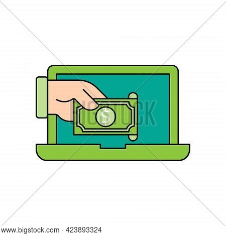 Mobile Payment icon. Digital Mobile Payment icon. Mobile Payment icon Vector. Mobile Payment vector. Mobile Payment Security and Safety icon vector design concept for Online Shopping, Finance, and Mobile Banking website, symbol, sign, App UI