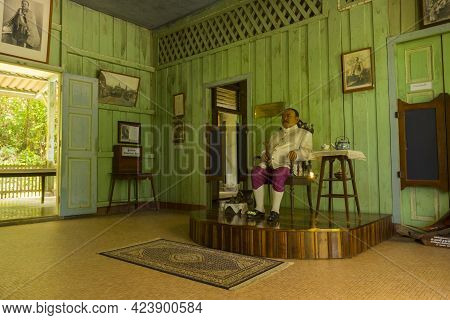 Interior View Of Phraya Ratsadanupradit Mahison Phakdi Museum In Trang, Thailand.
