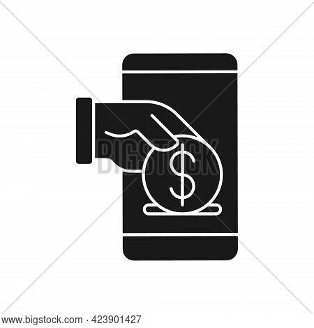 Mobile Payment icon. Digital Mobile Payment icon. Mobile Payment icon Vector. Mobile Payment vector. Mobile Payment Security and Safety icon vector design concept for Online Shopping, Finance, and Mobile Banking website, symbol, sign, App UI