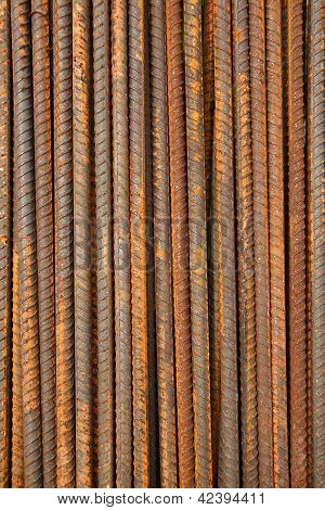 พื้นหลังก้านโลหะสนิม