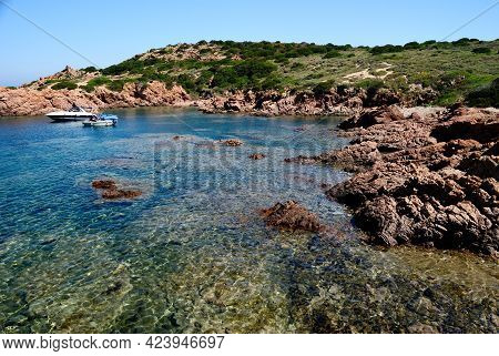 View Of Cala Calboni Beach, Near Punta Canneddi