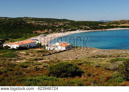 View Of Mainedda Beach, Trinità D'agultu, Gallura