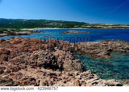 View Of Cala Calboni Beach, Near Punta Canneddi