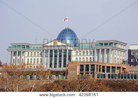 The Official Residence Of Georgian President Mikheil Saakashvili In Tbilisi, Republic Of Georgia