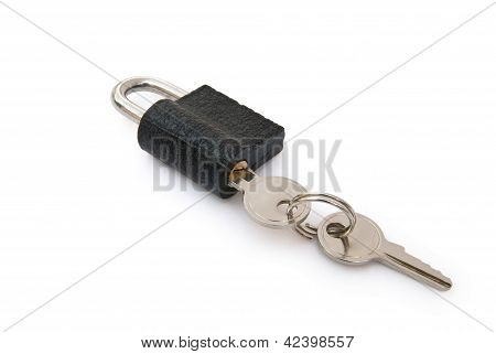 Pad vergrendelen en sleutels met uitknippad