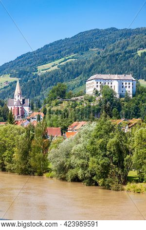 Obermurau castle in Murau, Styria, Austria