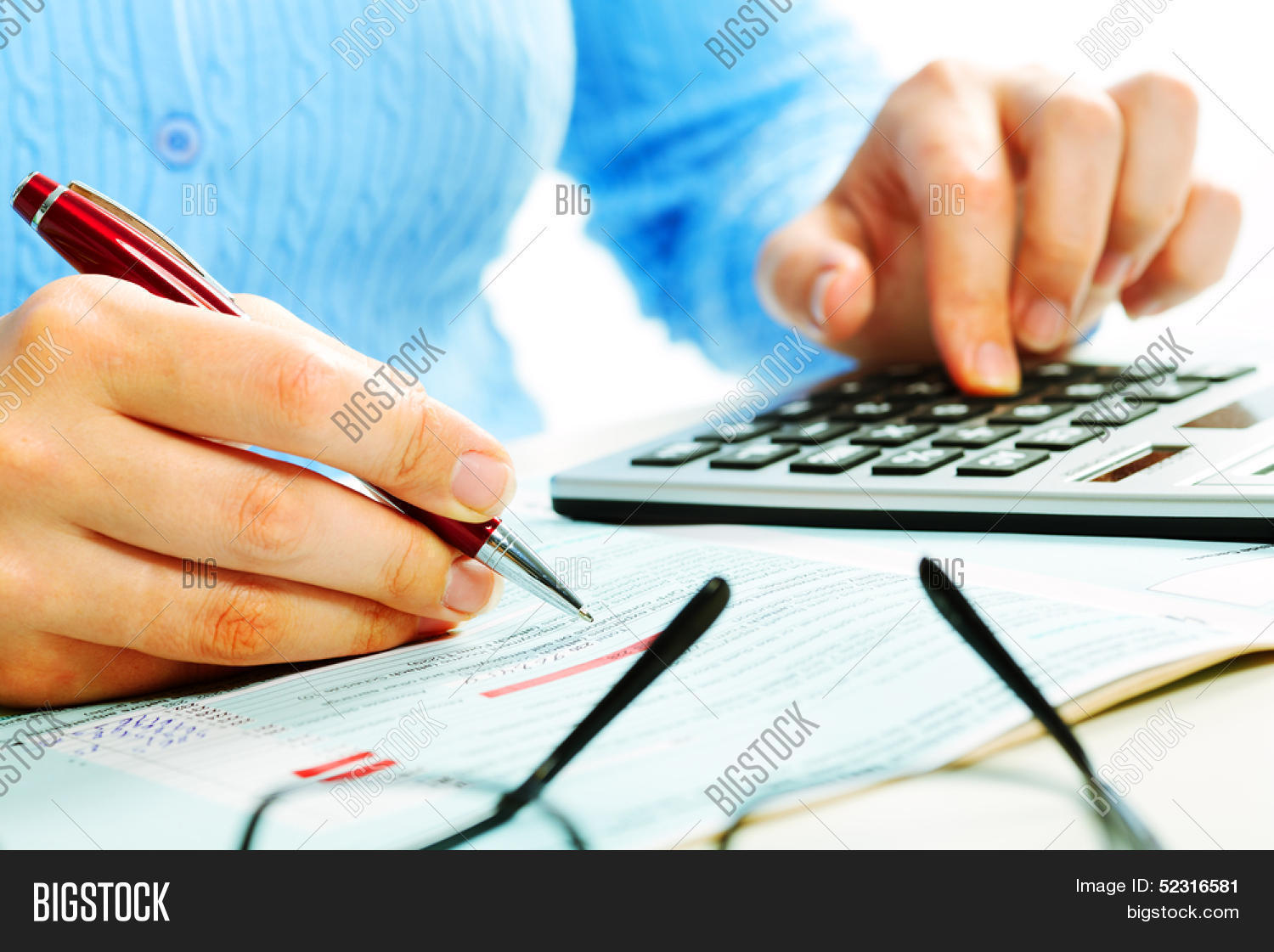 Hands Accountant Image & Photo (Free Trial) Bigstock