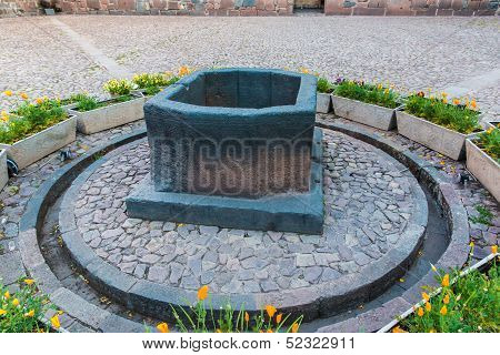 Church Of Santo Domingo, Coricancha,cusco, Peru,south America. Build On Ruins Of  Incan Temple Of Th