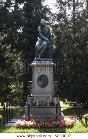 Tomb af Wolfgang Amadeus Mozart.