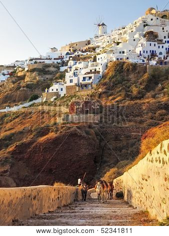 Path To Ammoudi Bay Santorini