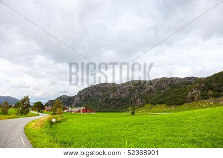 Scenic View Of Norway