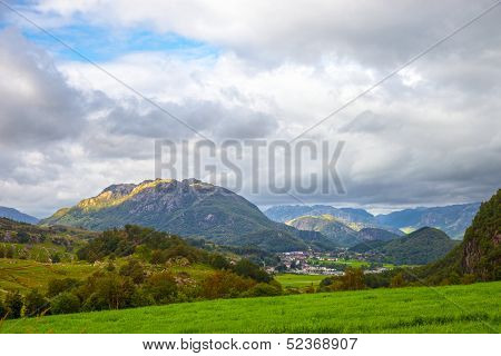 Scenic View Of Norway
