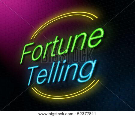 Fortune Telling Concept.