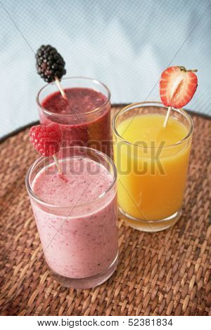 Smoothies and juices