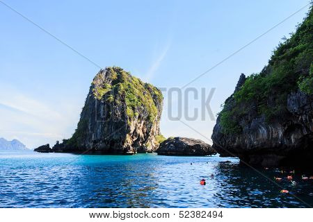 Diving In Sea At Trang ,thailand