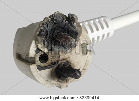 Burnt Power Plug