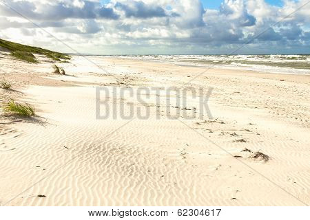 Sand Beach On The Baltic Sea