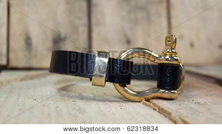 leather men bracelet
