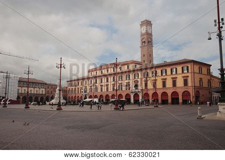 Saffi Square In Forli, Italy