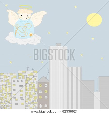 Angel in the sky