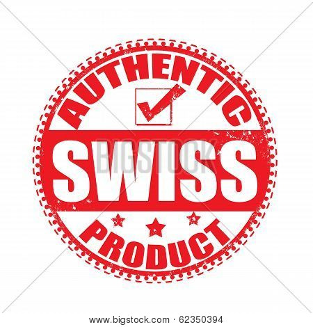 Authentic Product Swiss Stamp