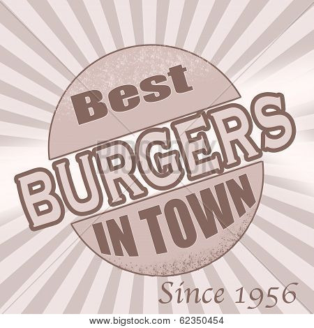 Burgers Stamp