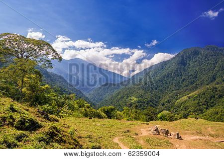 Green Hills And Blue Sky