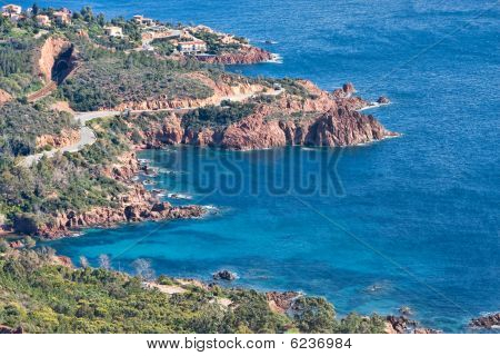 พาโนรามาเหนือทะเล Meditaraneean