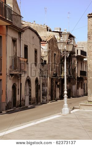 Street in the historical city center.