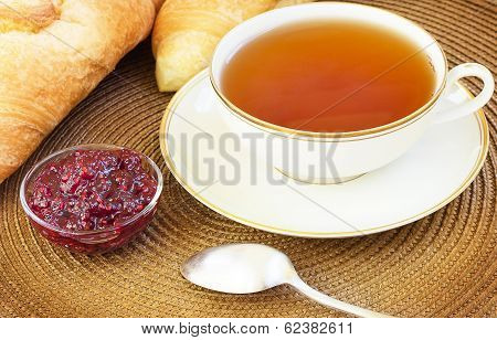 Tea And Croissant