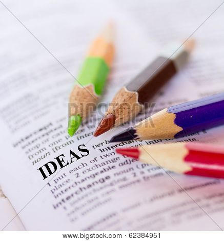 Text The Word Ideas