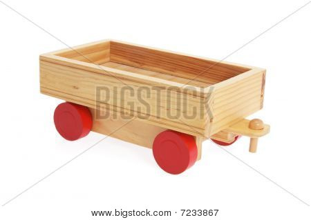 Carrello giocattolo di legno
