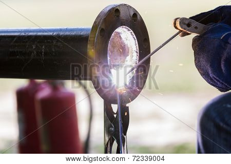 Pippe Welding Work