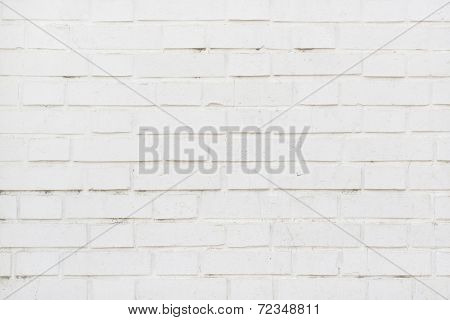 White Brick Wall Texture As Background