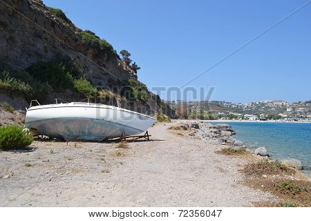 Old Ruined Yacht