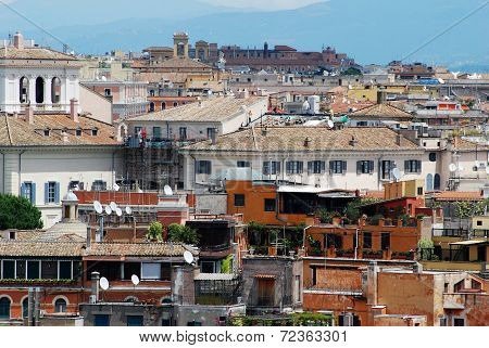 Rome Aerial View From Vittorio Emanuele Monument