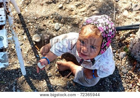 Baby gypsy girl
