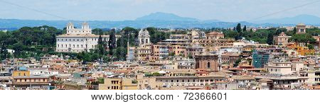 Rome Aerial View From Vittorio Emanuele Monument