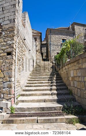 Alleyway. Guardia Perticara. Basilicata. Italy.
