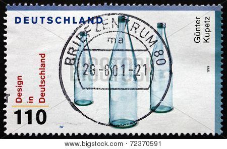 Postage Stamp Germany 1999 Pearl Bottle, German Design