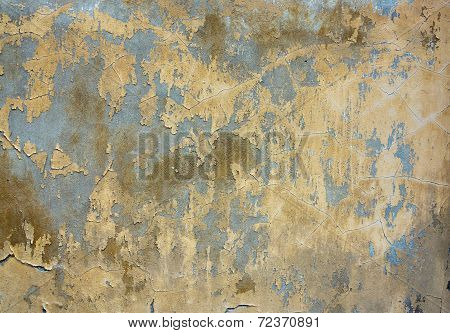 Cracked Stucco - Grunge Background