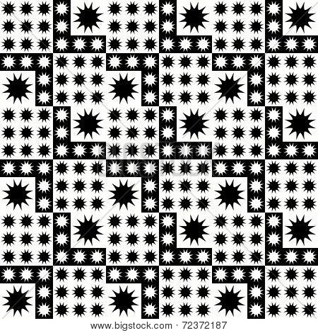Black - White Seamless Pattern