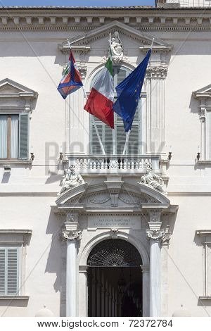 Rome, The Quirinal Palace, The Official Residence Of The Presidents Of The Italian Republic