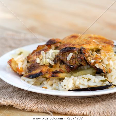 Rice With Potatoes And Mussels