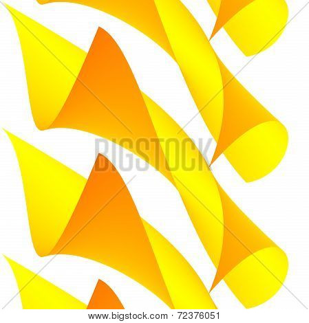 Abstract Yellow Roll