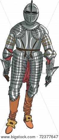 Vector Armor Medieval Knight