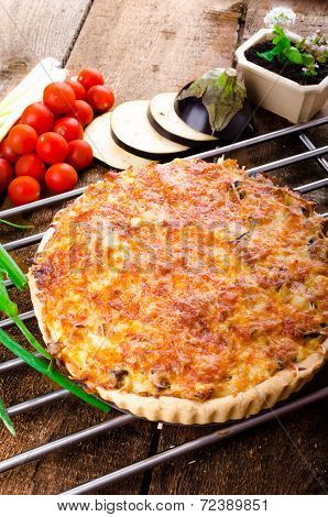 French Quiche Vegetarian