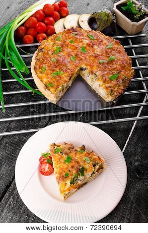 French Quiche Vegetarian